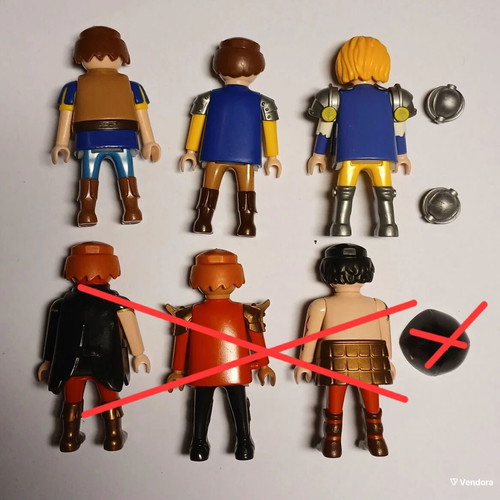 Playmobil 3 μεταχειρισμένες φιγούρες Novelmore