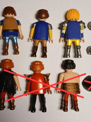 Playmobil 3 μεταχειρισμένες φιγούρες Novelmore
