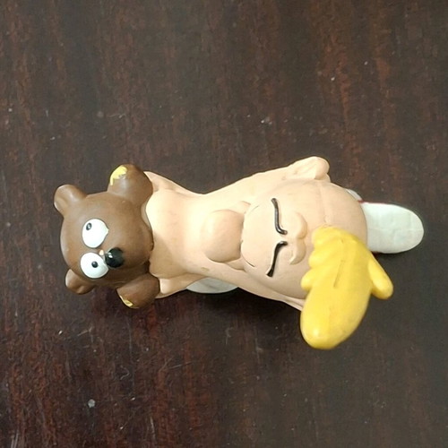Titeuf PVC figure with teddy used, Plastoy