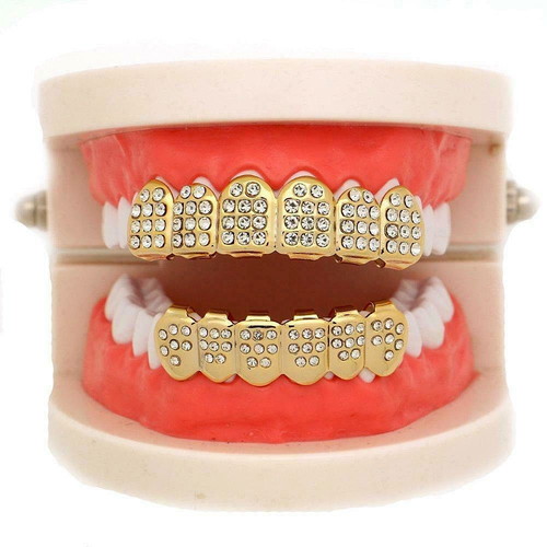Grillz Gold Bling Bling new hip-hop set