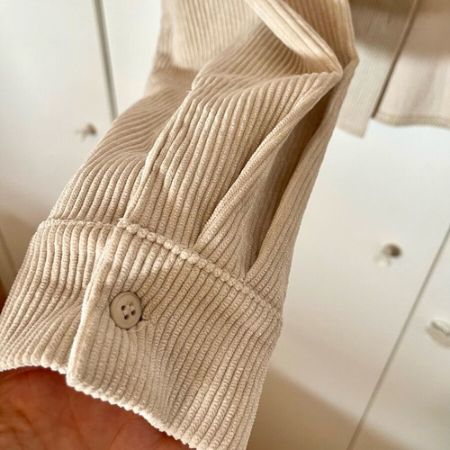 Moutaki Overshirt corduroy beige like new with large pockets