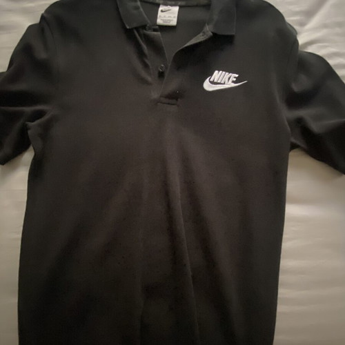Nike polo t-shirt, black, XS