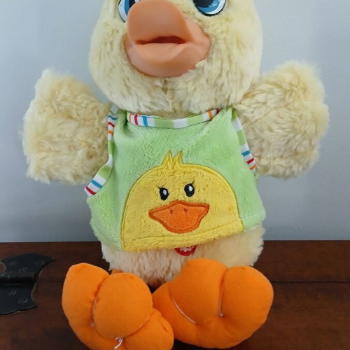 Stuffed duck 35 cm washed without sound like new