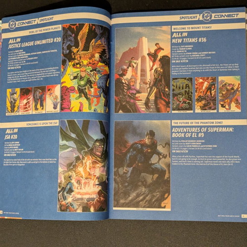 DC Connect comic magazine new, English language