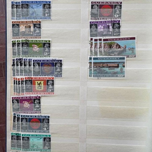 Stockbook A4 32 Pages with Guernsey Stamps like new