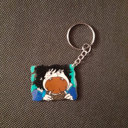 Kabamaru Igano keychain handmade, new heat-shrink plastic