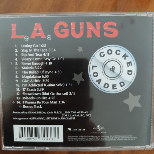 L.A. Guns Cocked & Loaded CD remastered, new
