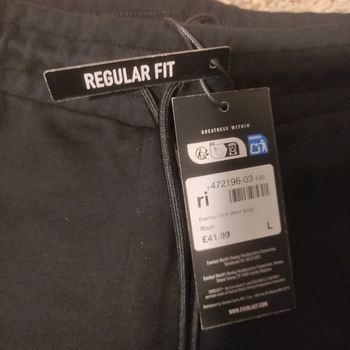 Everlast shorts new, size L, black
