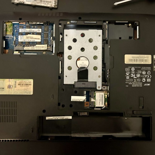 Acer Aspire 5738ZG laptop used for parts or repair, Intel Pentium Dual-Core