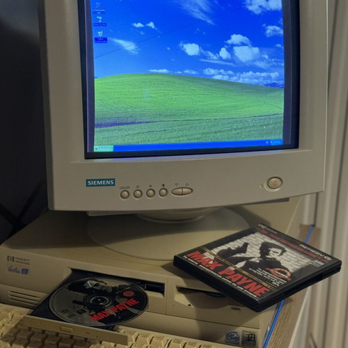 HP Vectra VL Series 8 PC used retro gaming workstation Pentium III 500MHz