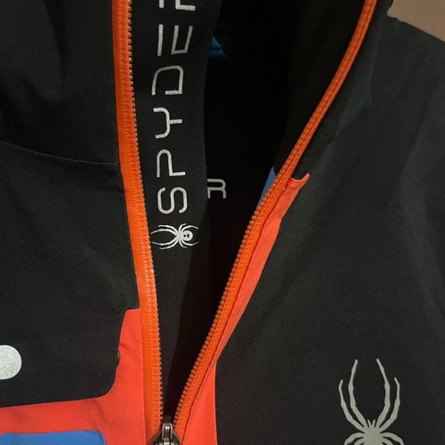 Spyder Zermatt Jacket size medium like new, blue/black