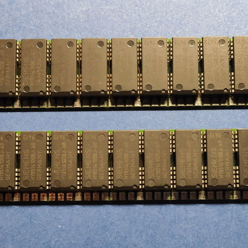 Siemens HYM94500S-70 4 MB 30-pin Simm 9-Chip 70 ns used