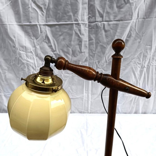 Antique classic bridge arm floor lamp like new