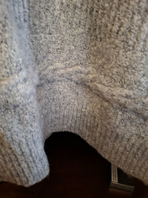 Roxy gray turtleneck pullover like new size M
