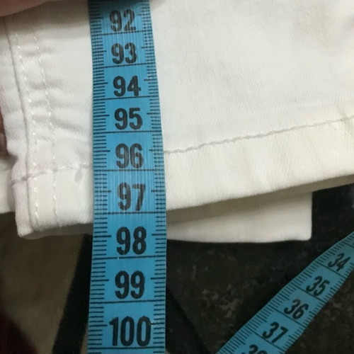 Zara white denim pants size 34 like new