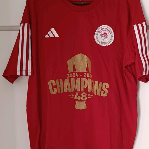 Olympiacos Championship 2025 Shirt Genuine Adidas like new