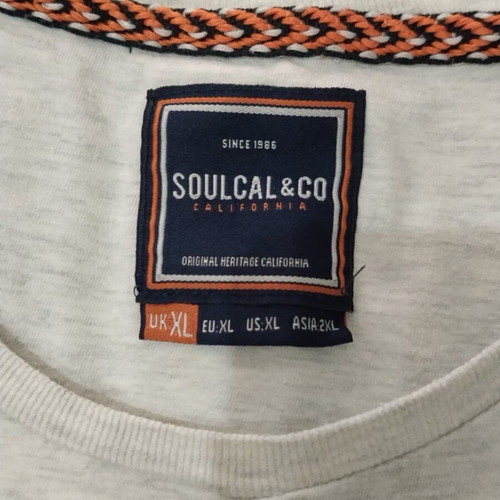 Soulcal & Co men's white T-shirt like new, size XL