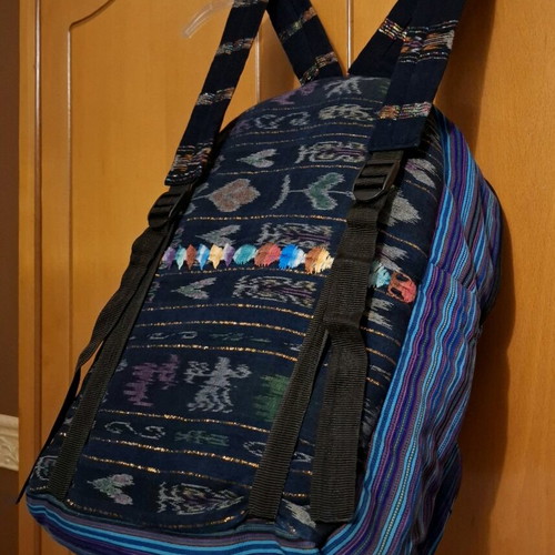 Boho backpack like new, colorful
