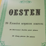 Osten piano book with 26 easy pieces