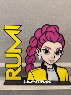 Rumi figure with base new, handmade 3D printed