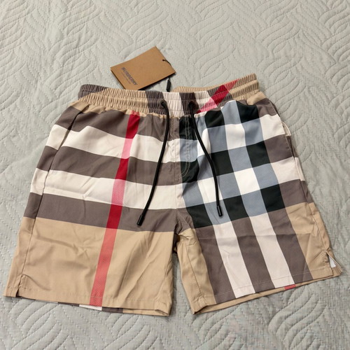 Burberry swimshorts new, beige multicolor
