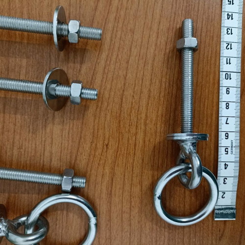 Maps with ring inox aisi 316 new, pack of 9 pieces