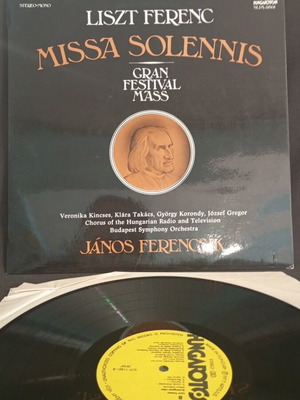 Liszt Ferenc Missa Solennis used vinyl record