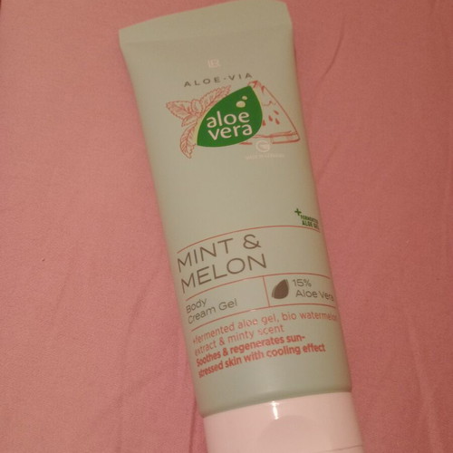LR body care set with mint-melon scent, new