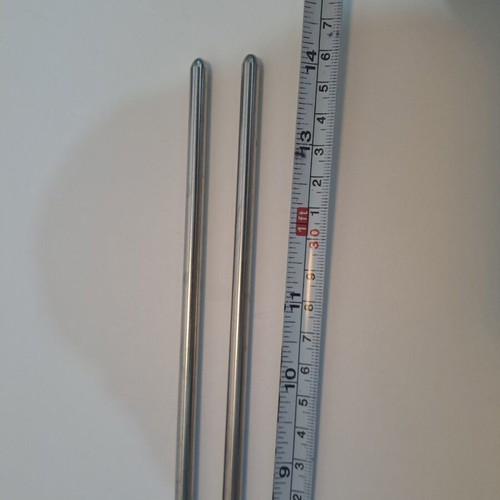 Chopsticks silicone used, metal and silicone, Seria Japan