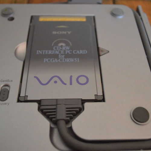 Sony PCGA-CD51 external CD ROM drive used, compatible with Amiga 600-1200