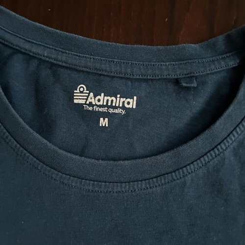 Admiral T Shirt new, size M, blue and green