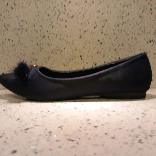 Axel suede blue ballerinas new with tassel and gold buckle