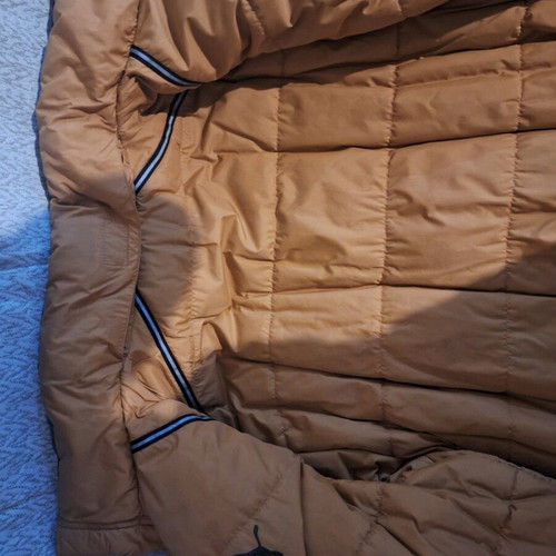Puma puffer jacket reversible winter medium like new green orange