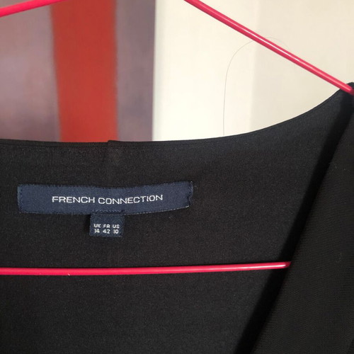 French Connection Μαύρο Αμάνικο Φόρεμα Με Ενσωματωμένο Μεσοφόρι Μεταχειρισμένο