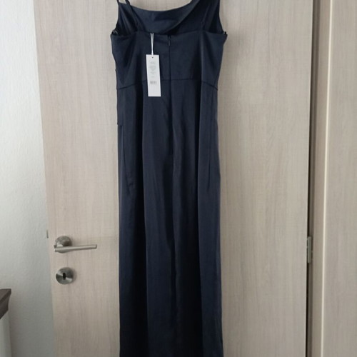 Satin dress new, blue, size XS