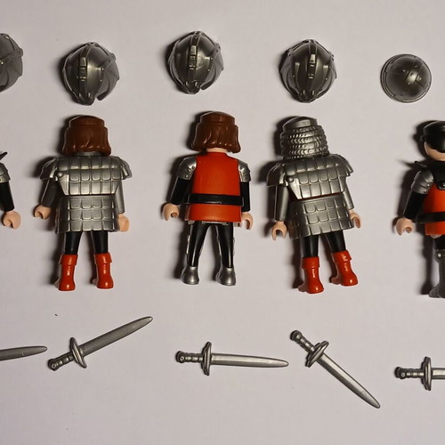 Ιππότες Playmobil σαν καινούργιο, 5 φιγούρες