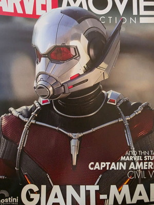 Marvel Movie Collection Ant-Man XL figure and magazine like new