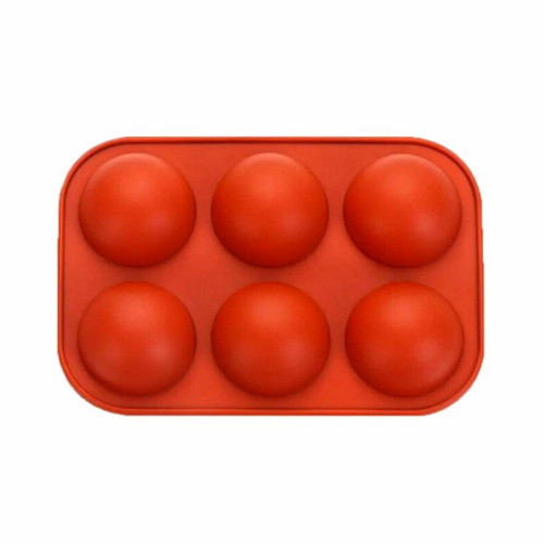 Silicone mold for cupcakes and chocolate bonbons Zola new, 6 cavities