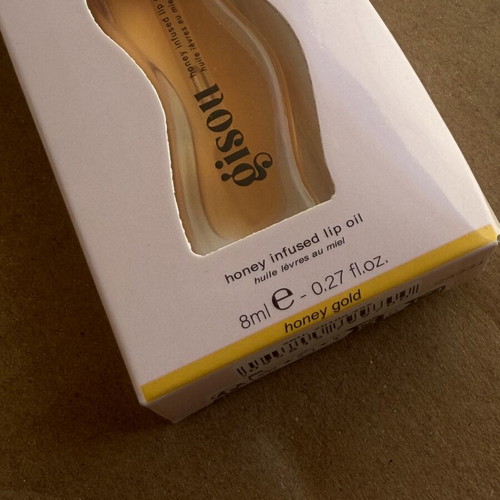Gisou Infused Honey Gold Lip Oil new unused