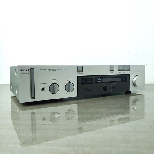 Akai AM-U210 integrated stereo amplifier used, 2x30W RMS, Phono, Japan