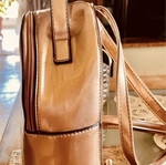 Voi&Noi metallic rose gold backpack