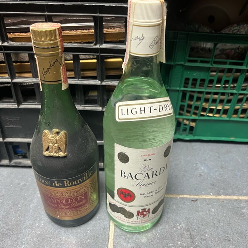 Brandy and Bacardi sealed drinks, new