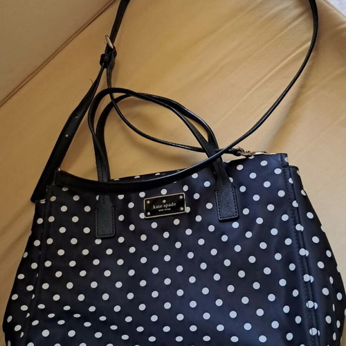Kate Spade New York crossbody and handbag like new, black and white