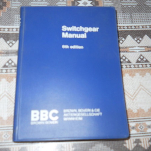 Switchgear manual book used