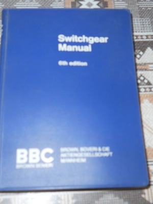 Switchgear manual book used