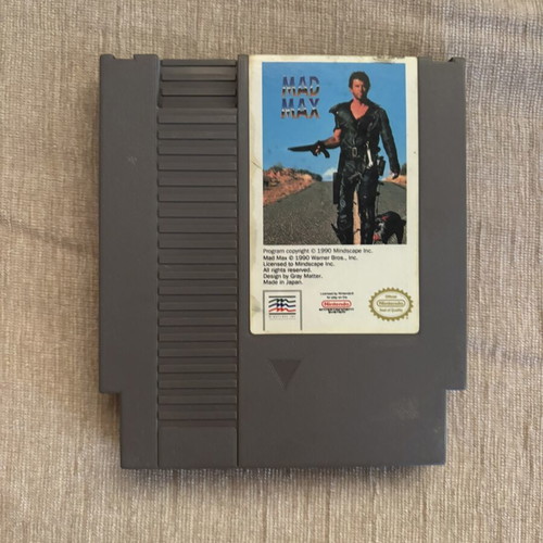 Mad Max Nintendo NES American exclusive game