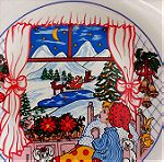  Royal Imperial Χριστουγεννιάτικα πιάτα σετ 3τεμ. Bavaria Germany #01334