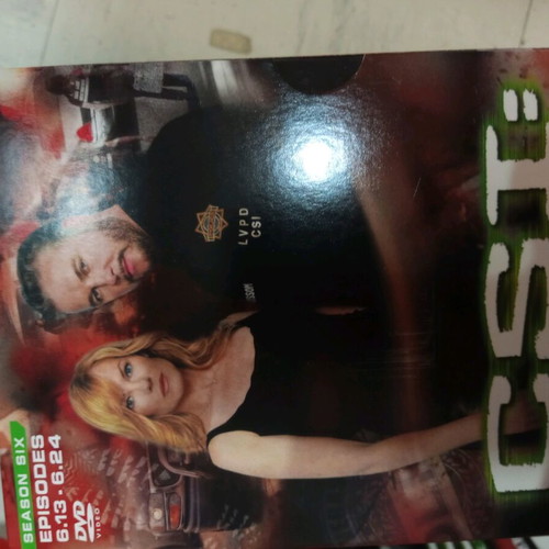 CSI series seasons 6/7/8 DVD without Greek subtitles, 18 discs