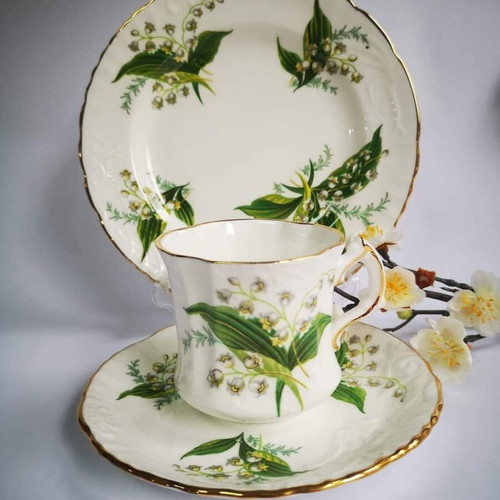 Hammersley coffee set like new, fine bone china from England