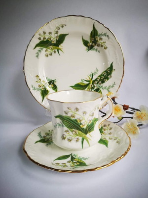 Hammersley coffee set like new, fine bone china from England